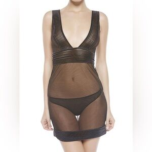 La Perla NWT Silk Blend Sheer Teddy Dress